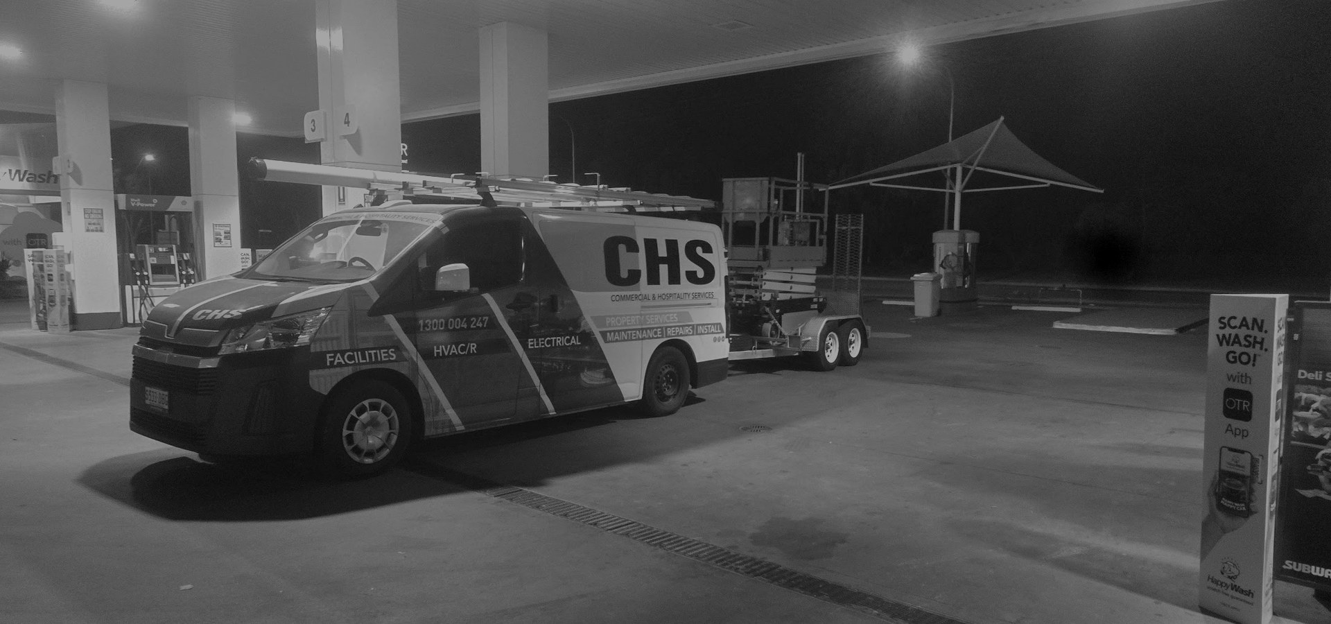 CHS technician at work